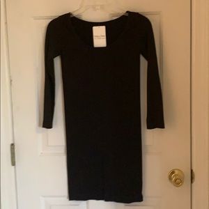 NWT black tunic bodysuit